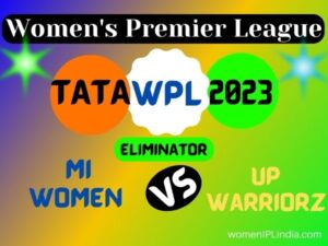 MIW vs UPW Eliminator Match Scorecard, Result, WPL